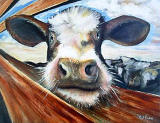 Cow by artist Paul Bordiss